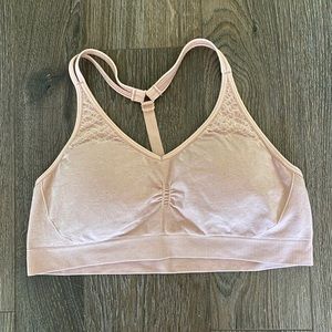 Athleta Sports Bra ✨ Light Pink Large